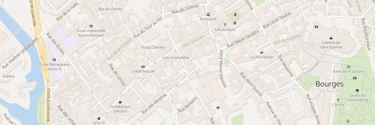 Plan du 1B Rue Fernault à Bourges
