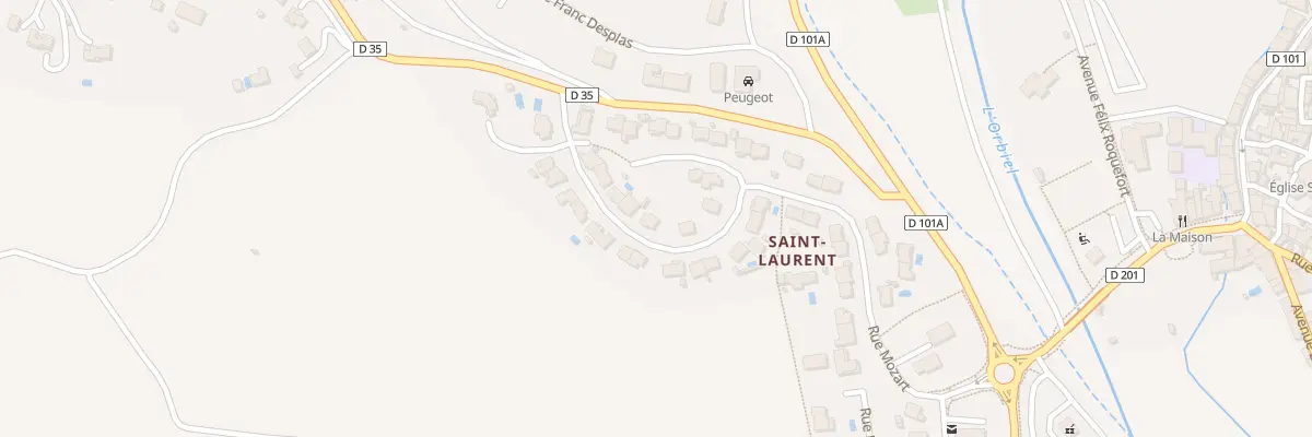 Plan du 8 Rue Pablo Cazals à Conques-sur-Orbiel