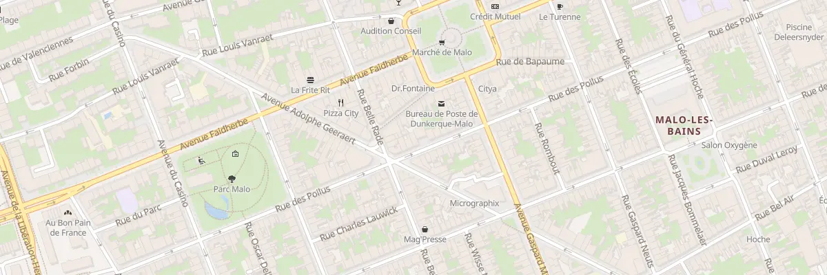 Plan du 45 Rue des Poilus à Dunkerque