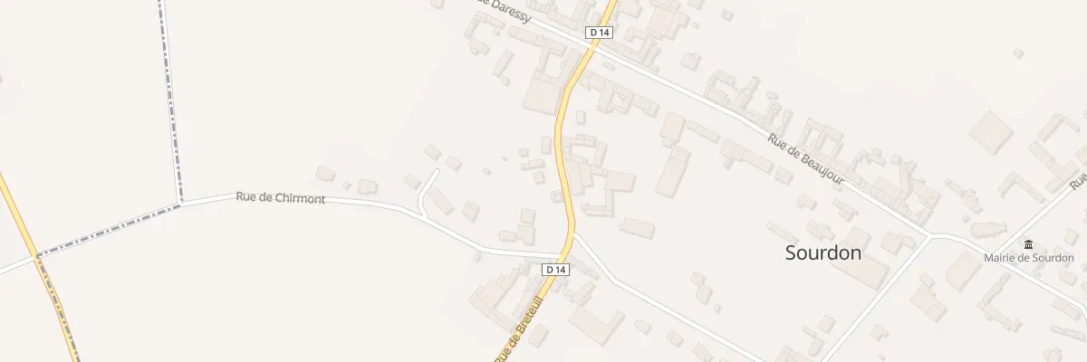Plan du 12 Rue Jametel à Sourdon