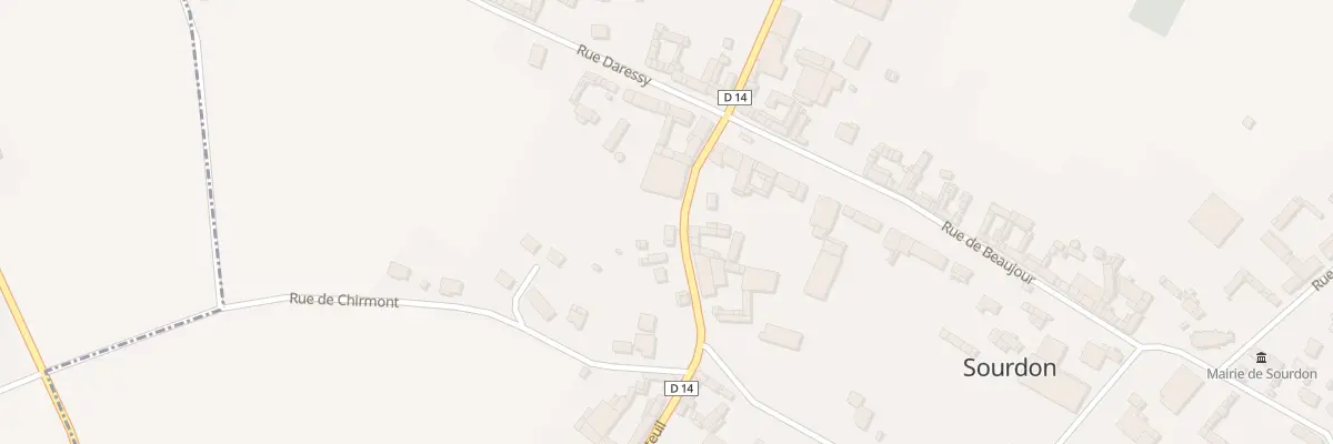 Plan du 10 Rue Jametel à Sourdon