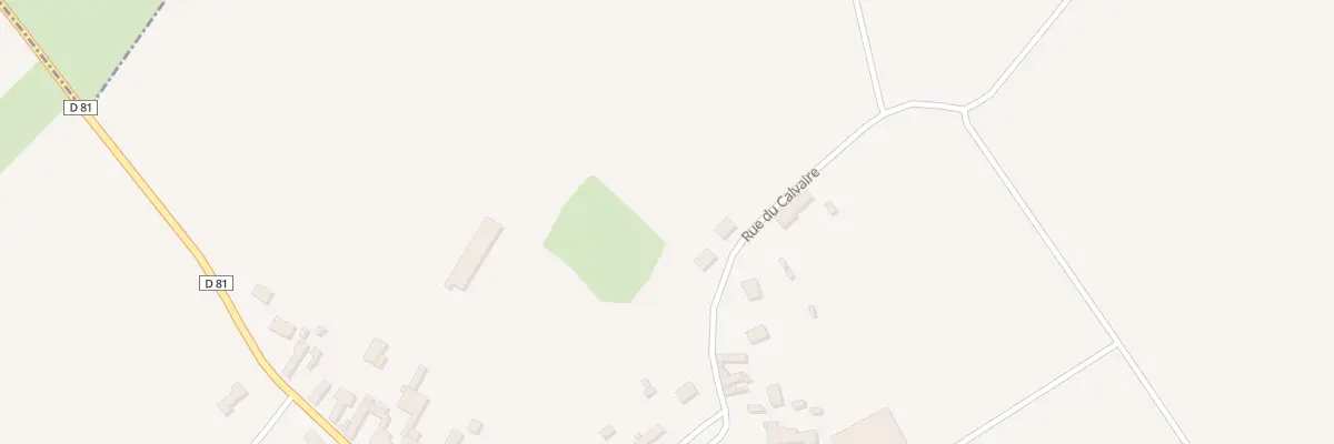 Plan du 25 Rue du Calvaire à Ostreville