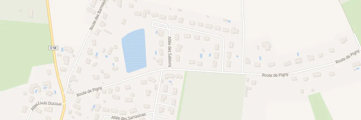 Plan du 2 All Sablons à Vasselay
