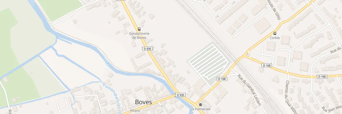 Plan du 20 Rue des Déportés Résistants à Boves