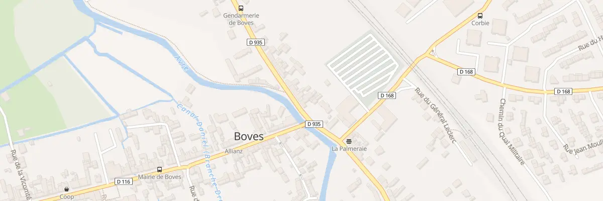 Plan du 8 Rue des Déportés Résistants à Boves