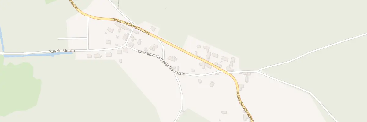 Plan du 16 Rte de Malesherbes à Buno-Bonnevaux