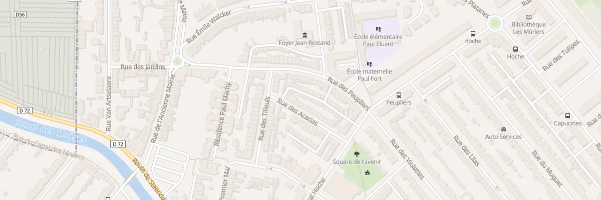Plan du 10 Rue des Acacias à Coudekerque-Branche