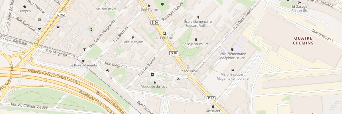 Plan du 57 Av Édouard Vaillant à Pantin
