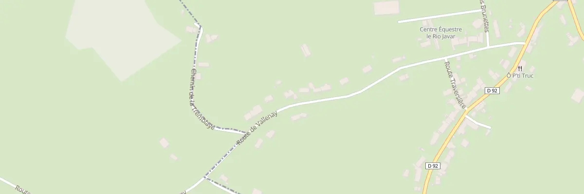 Plan du 24 Rte de Vallenay à Farges-Allichamps