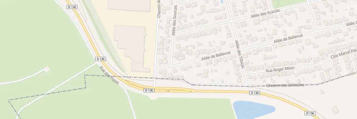 Plan du 56 All de Bellevue à Orly