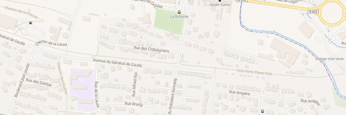 Plan du 1 Rue des Châtaigniers à Mazamet
