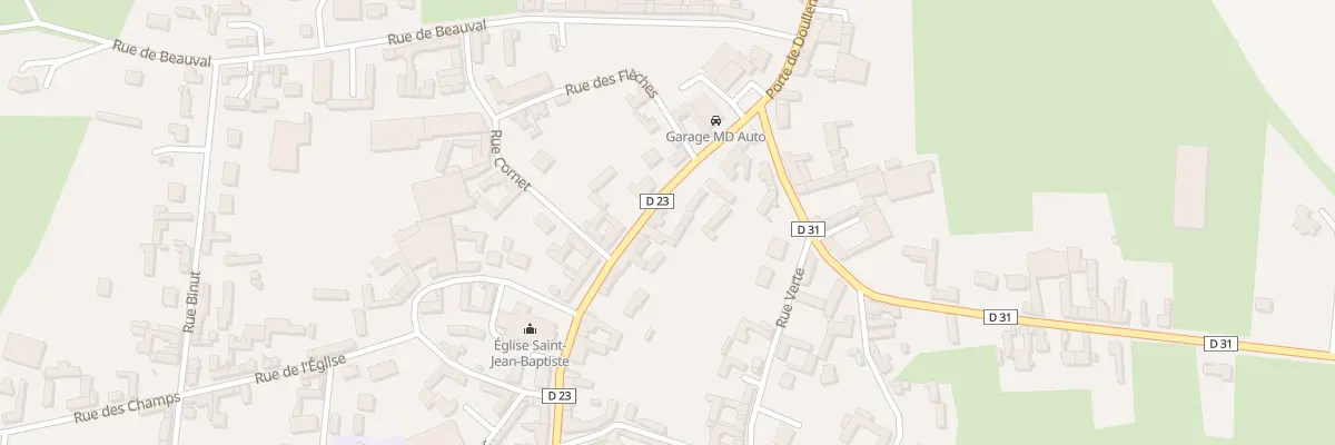 Plan du 40 Chs de Doullens à Beauquesne