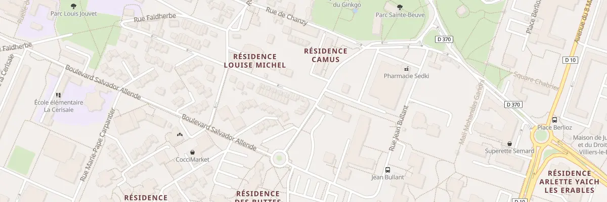 Plan du 2 Rue des Neuf Arpents à Villiers-le-Bel