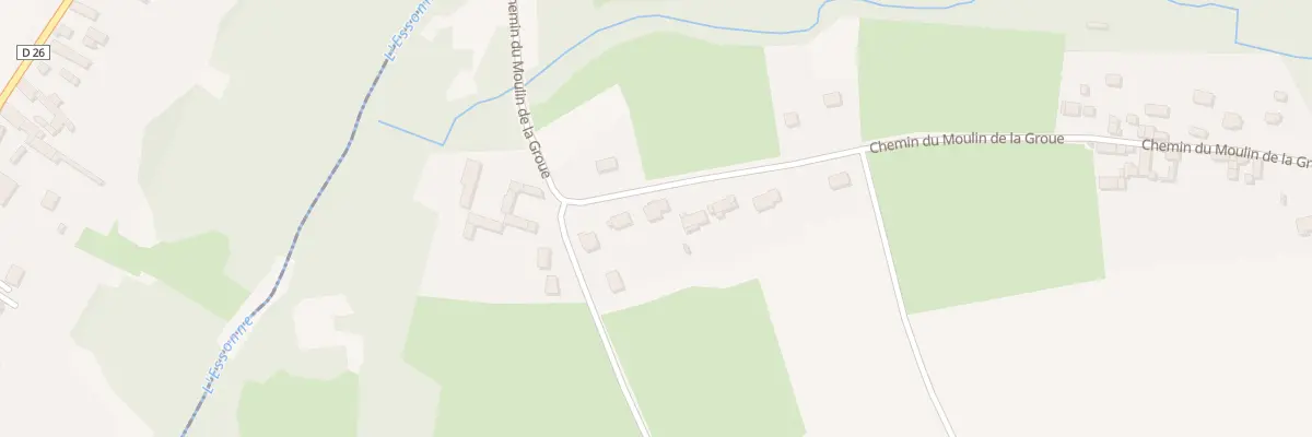 Plan du 32B Che du Moulin de la Groue à Ondreville-sur-Essonne