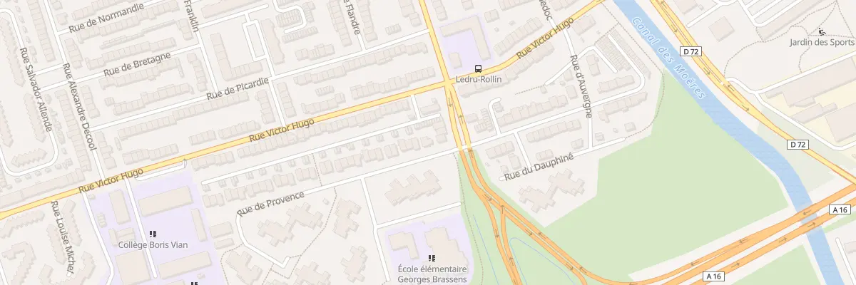 Plan du 221 Rue de Provence à Coudekerque-Branche