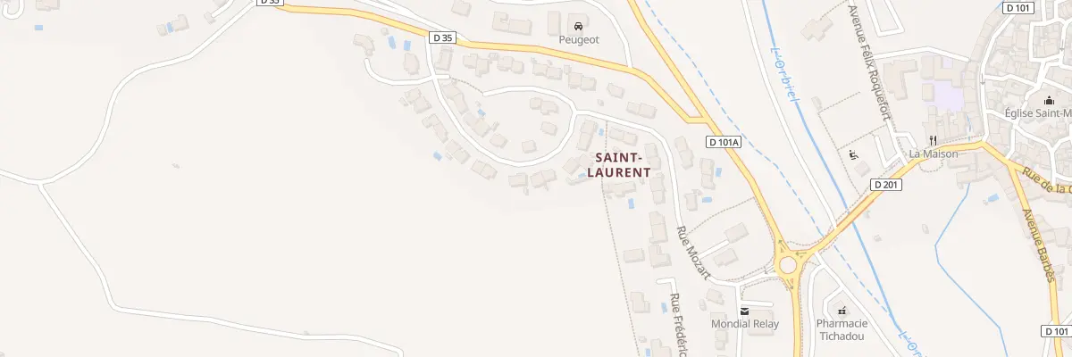 Plan du 11 Rue Pablo Cazals à Conques-sur-Orbiel