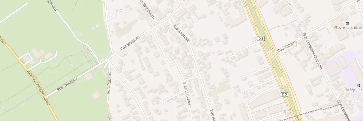 Plan du 46 Voie Daumier à Vitry-sur-Seine