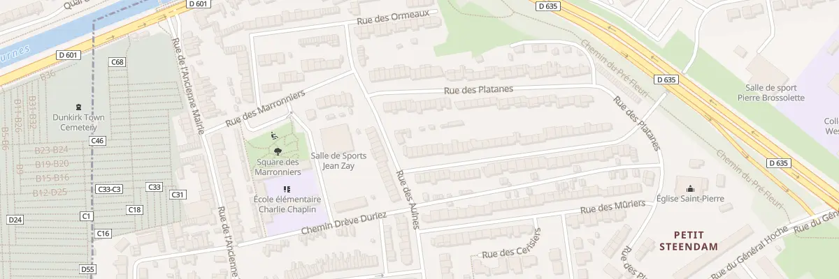 Plan du 59 Rue des Oliviers à Coudekerque-Branche
