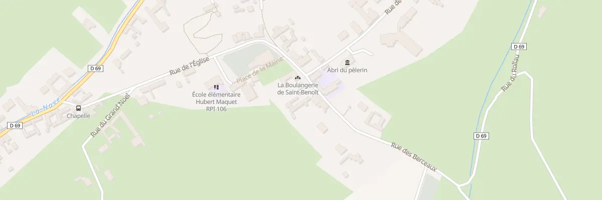 Plan du 1 Rue des Berceaux à Amettes