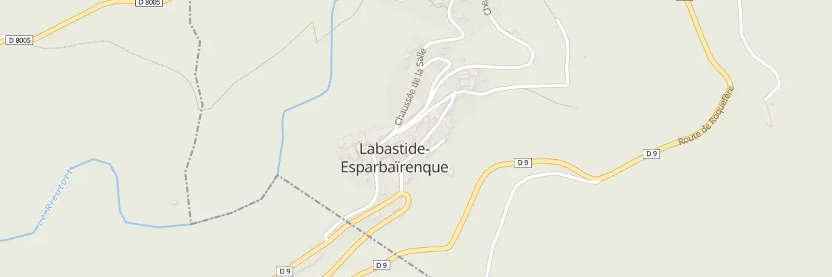 Plan du 5065 Le Village à Labastide-Esparbairenque