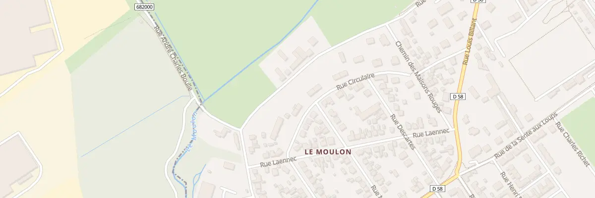 Plan du 9 Rue Circulaire à Bourges