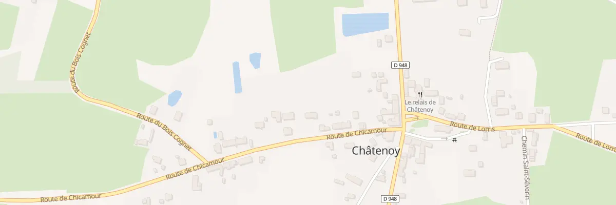 Plan du 10 Rte de Chicamour à Châtenoy