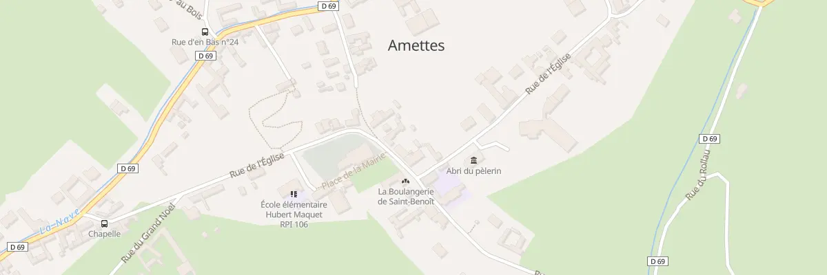 Plan du 17 Rue de l’Eglise à Amettes