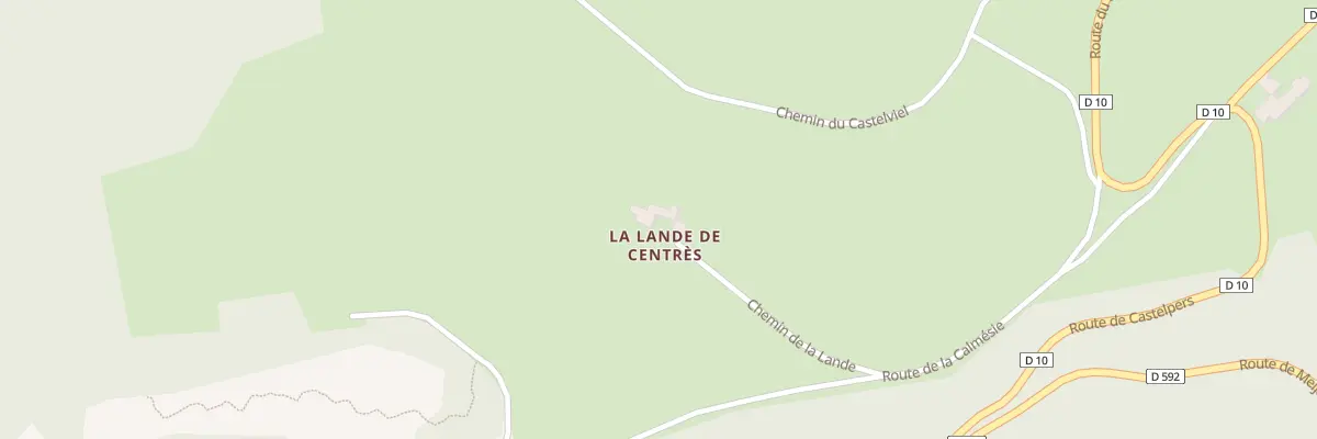 Plan du 5075 La Lande à Centrès