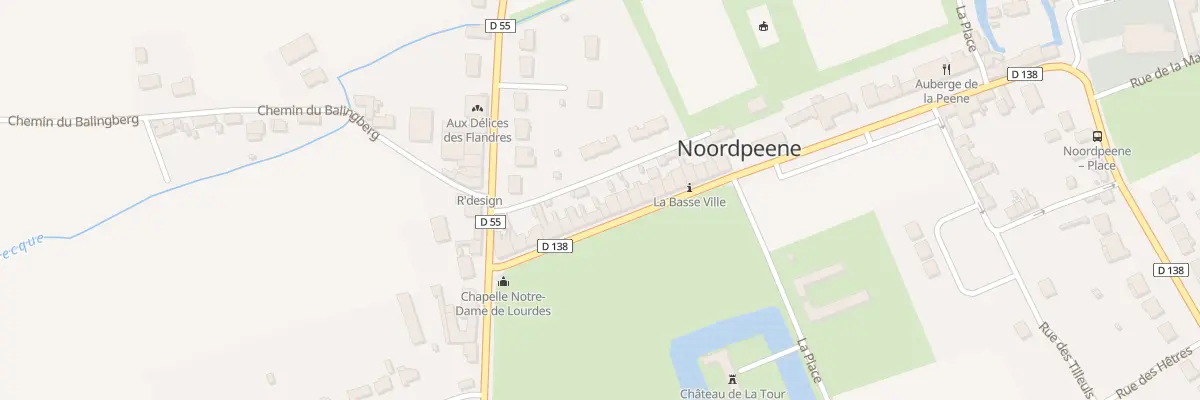 Plan du 382 Vc la Place à Noordpeene