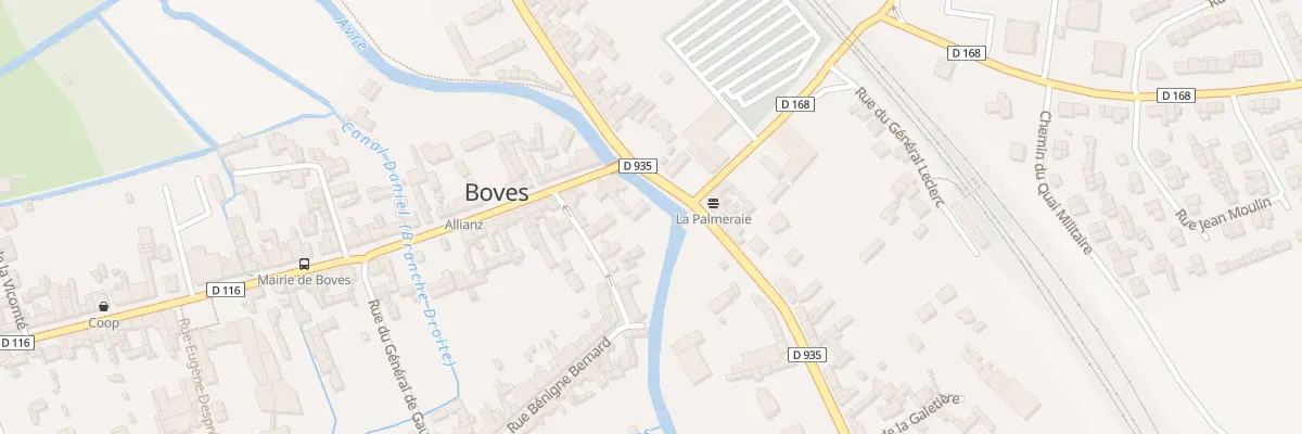 Plan du 1 Rue Victor Hugo à Boves