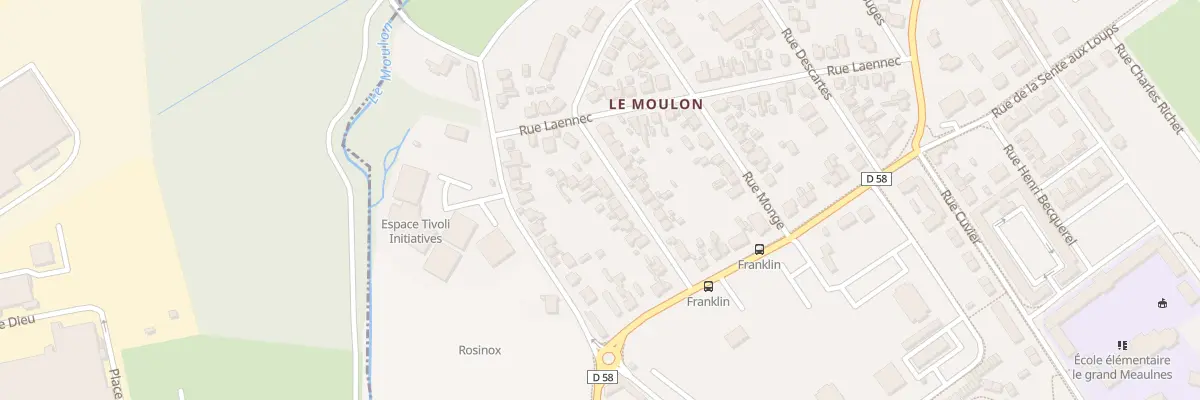 Plan du 15 Rue Franklin à Bourges