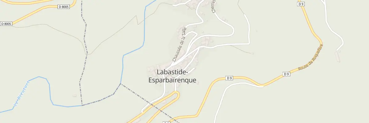 Plan du 25 Le Village à Roquefère