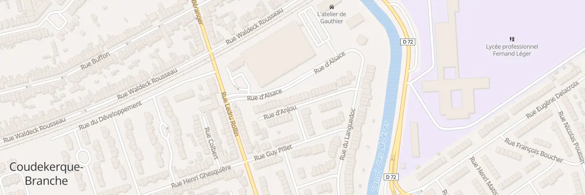 Plan du 19 Rue d’Anjou à Coudekerque-Branche
