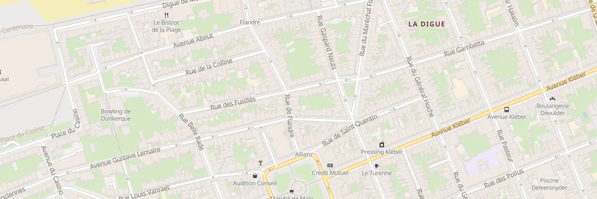 Plan du 31 Rue de Flandre à Dunkerque
