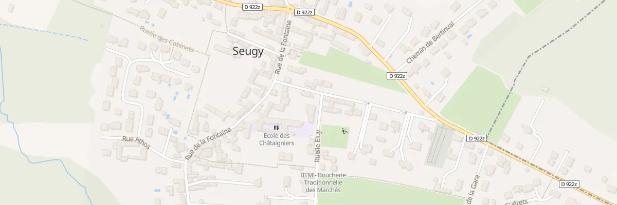 Plan du 4 Rue de la Chapelle à Seugy