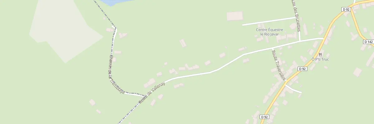 Plan du 20 Rte de Vallenay à Farges-Allichamps