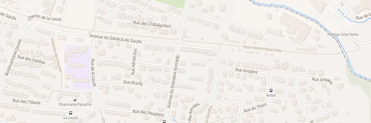 Plan du 15 Cité des Platanes à Mazamet