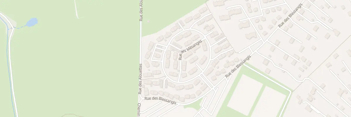 Plan du 53 Rue des Mésanges à Bourges
