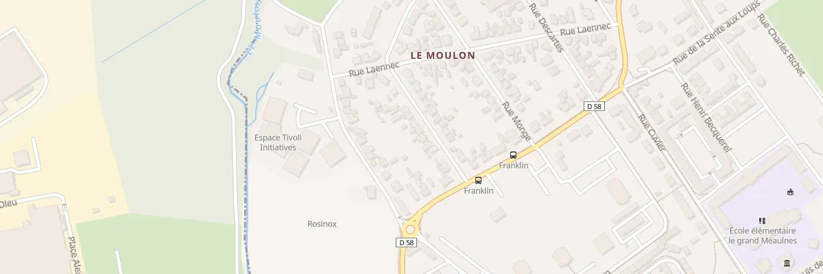 Plan du 11 Rue Franklin à Bourges