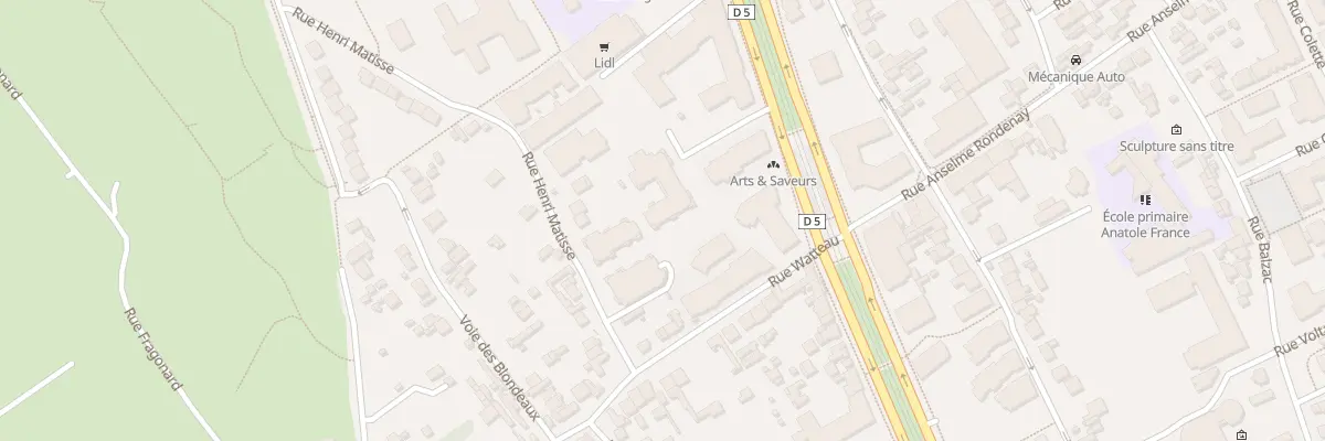 Plan du 89B Av Rouget de Lisle à Vitry-sur-Seine