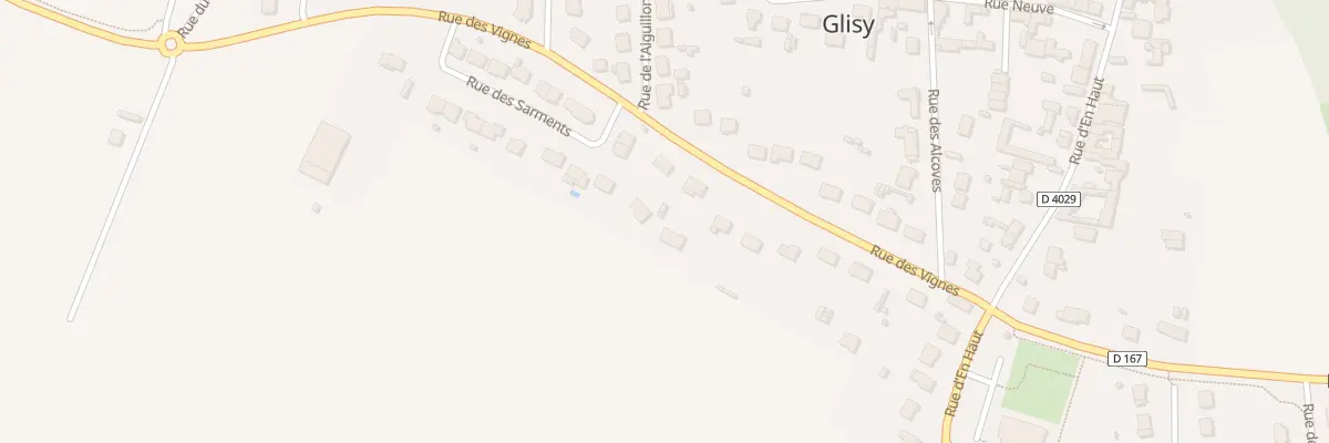 Plan du 15B Rue des Vignes à Glisy