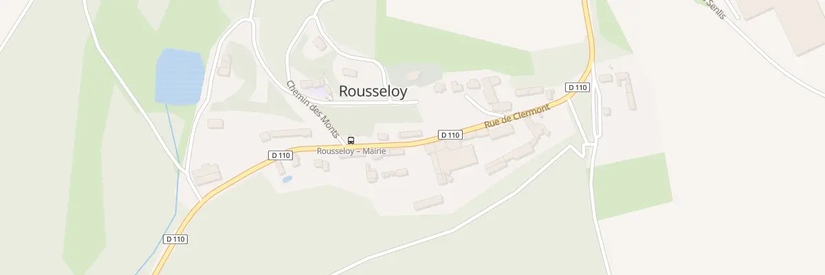 Plan du 31 Rue de Clermont à Rousseloy