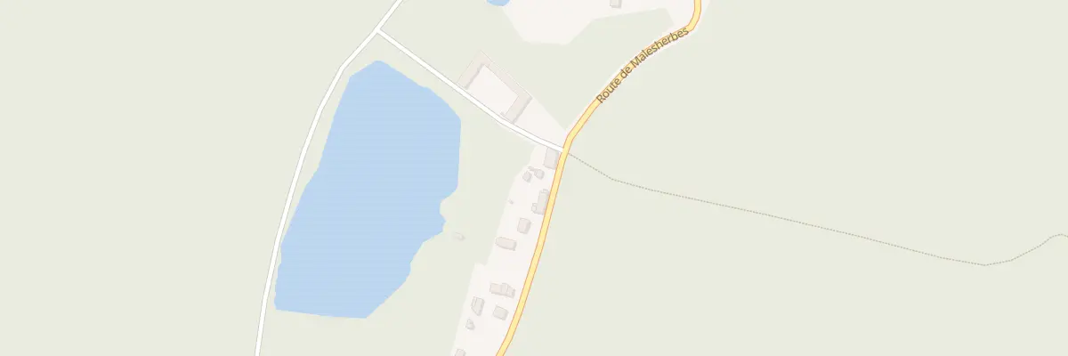 Plan du 28 Rte de Malesherbes à Buno-Bonnevaux