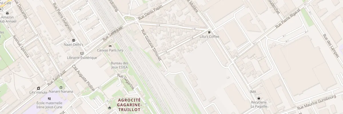 Plan du 25 Rue Gustave Simonet à Ivry-sur-Seine
