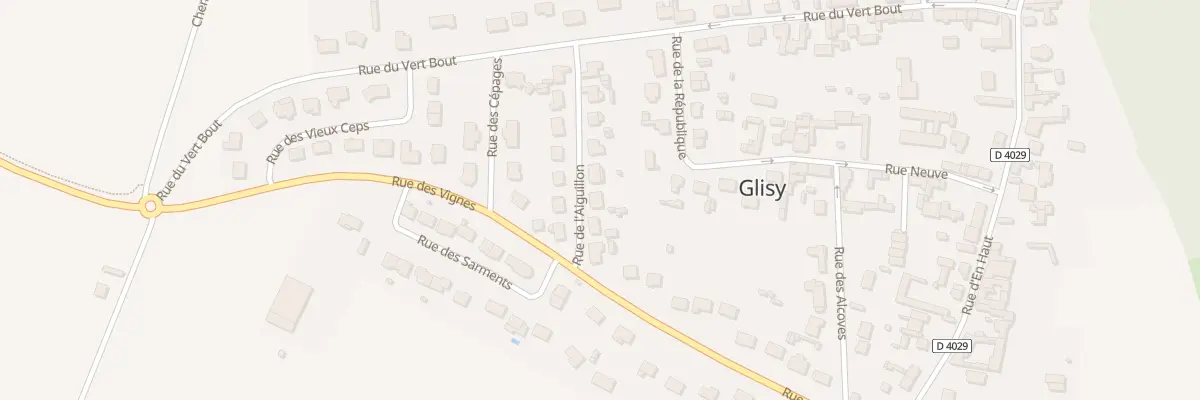 Plan du 11 Rue de l’Aiguillon à Glisy