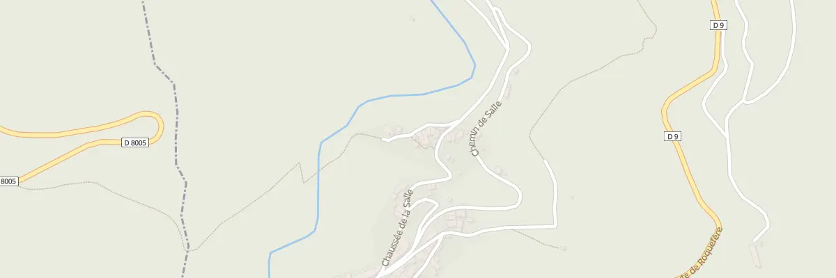 Plan du 44 La Sale à Labastide-Esparbairenque