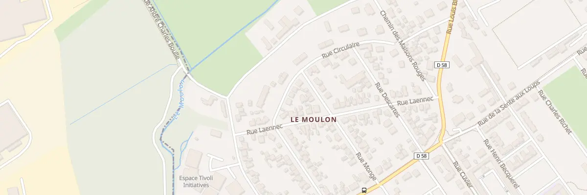 Plan du 4 Rue Circulaire à Bourges