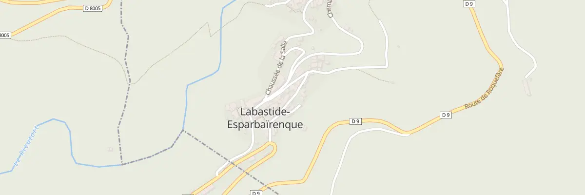 Plan du 2 Rue Haute à Labastide-Esparbairenque