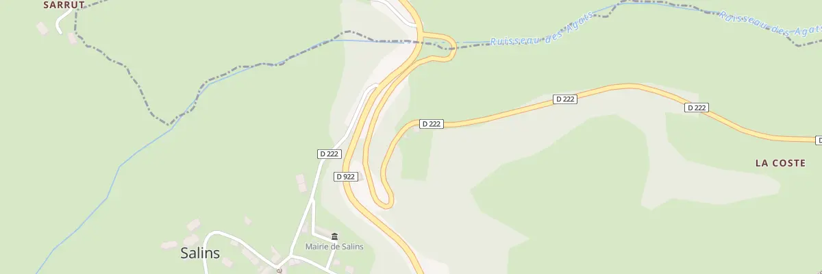Plan du 5077 La Coste à Salins