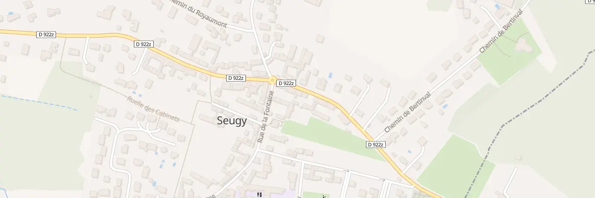 Plan du 6 Rue de Luzarches à Seugy
